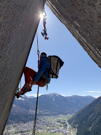 Val Rendena, Parco Naturale Adamello Brenta, Marco Maganzini - Psycho Eremita (Val Rendena) - al cospetto del Monster
