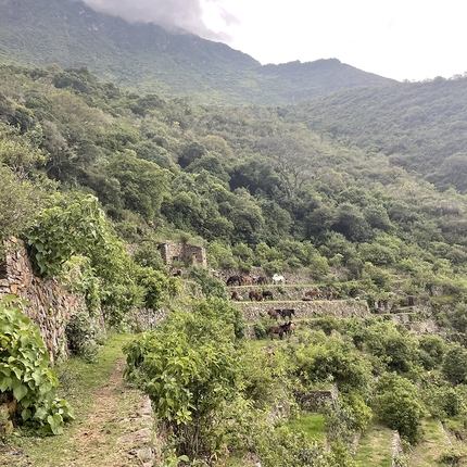 Choquequirao, Perù, Nicolò Guarrera - Choquequirao in Perù: accampamento presso le rovine di Pinchauyoc