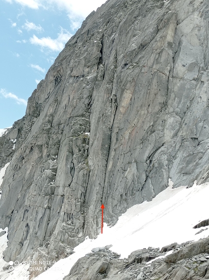 Presanella, Cima Bifora, Gracias a la vida, Francesco Salvaterra, Stefano Parziani - Gracias a la vida alla Cima Bifora in Presanella (Stefano Parziani, Francesco Salvaterra 02/09/2021)