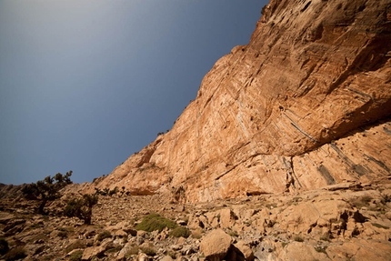 Taghia - The Cascade wall, Taghia, Morocco