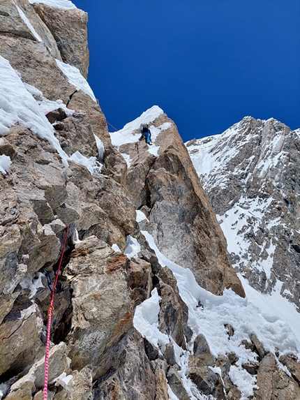 Nanga Parbat, Pakistan, François Cazzanelli, Pietro Picco, Aosta Valley Express - Aosta Valley Express on the Diamir Face of Nanga Parbat, climbed on 26/06/2022 by François Cazzanelli e Pietro Picco