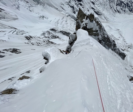 Nanga Parbat, Pakistan, François Cazzanelli, Pietro Picco, Aosta Valley Express - Aosta Valley Express on the Diamir Face of Nanga Parbat, climbed on 26/06/2022 by François Cazzanelli e Pietro Picco