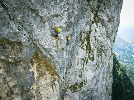 Stairway to heaven, Val Baione, Leo Gheza, Angelo Contessi - Stairway to heaven in Val Baione, Valle Camonica (Angelo Contessi, Leo Gheza 06/2022)