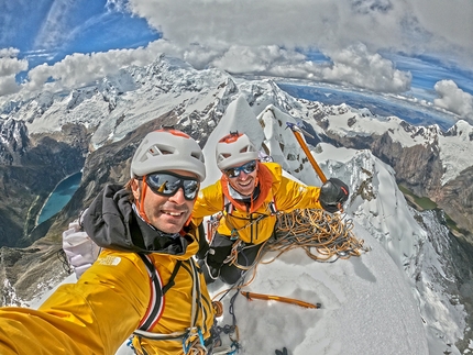 Pou brothers climb new route on Cashan North Face in Peru