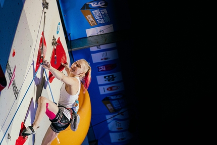 Janja Garnbret wins 50th World Cup Medal at Villars Climbing World Cup
