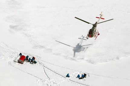 Trofeo Mezzalama 2011 - Bivacco alla base del Lyskamm