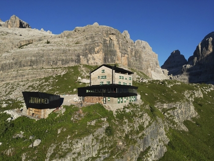 Il nuovo Rifugio Maria e Alberto ai Brentei nelle Dolomiti di Brenta, Fé pian per piazér