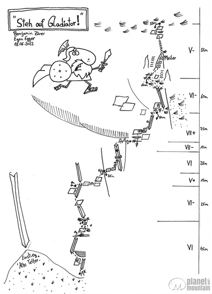 Kolosseum, Hohe Munde, Austria, Egon Egger, Benjamin Zörer  - La relazione di 'Steh auf Gladiator' sul Kolosseum della Hohe Munde, Austria (Egon Egger, Benjamin Zörer  2021/22)