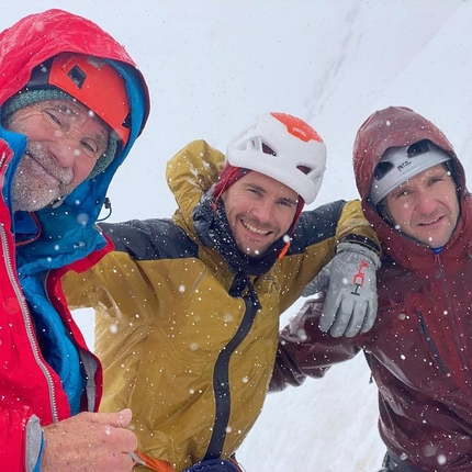 Edu Marín, Eternal Flame, Nameless Tower, Trango Tower, Pakistan - Edu Marín with his father and brother in Vall de Boí, training prior to the expedition