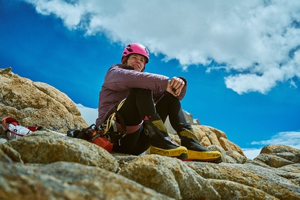 Eternal Flame, Nameless Tower, Trango Tower, Pakistan, Barbara Zangerl, Jacopo Larcher - Barbara Zangerl and Jacopo Larcher climbing Eternal Flame, Nameless Tower (Trango Pakistan) in 2021