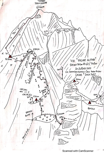 Siula Grande, Perù, Matteo Della Bordella, Marco Majori, Valore Alpino - La relazione di Valore Alpino, aperta sul Siula Grande in Perù da Matteo Della Bordella e Marco Majori dal 20-24/07/2022