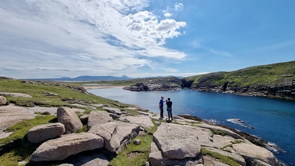 Gola Island, Irlanda, Donegal, Iain Miller - Arrampicata trad sull'isola di Gola, Irlanda