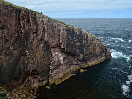 Gola Island, Ireland, Donegal, Iain Miller - Rock climbing on Gola Island, Ireland