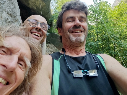 Valle di Susa, Panzanera Beach, Andrea Giorda, Claudio Battezzati - Claudio Battezzati, Mario Nardi e Andrea Giorda a Panzanera Beach in Valle di Susa