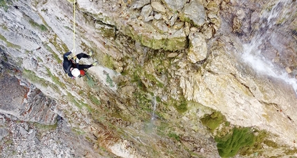 Canyon della Val Scura, Altopiano di Lavarone, Giulia Gabani, Francesco Sauro - Canyon della Val Scura, Lavarone: Spada di Damocle