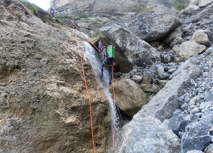 Canyon della Val Scura, Altopiano di Lavarone, Giulia Gabani, Francesco Sauro - Canyon della Val Scura, Lavarone: la Scaletta