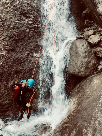 Canyon della Val Scura, Altopiano di Lavarone, Giulia Gabani, Francesco Sauro - Canyon della Val Scura, Lavarone: l'Angolata