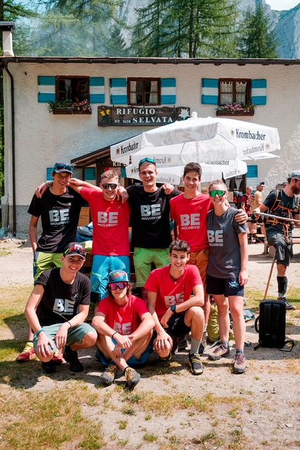 Brenta Open 2022, Dolomiti di Brenta, Campanile Alto, Campanile Basso - Gli studenti del Liceo della Montagna di Tione al Brenta Open 2022 (Dolomiti di Brenta)