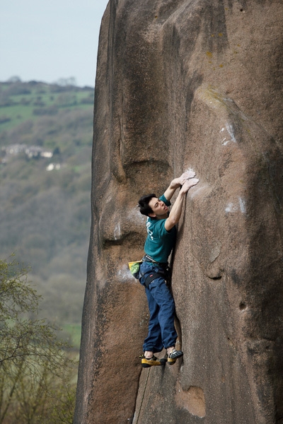 Michele Caminati e il gritstone inglese