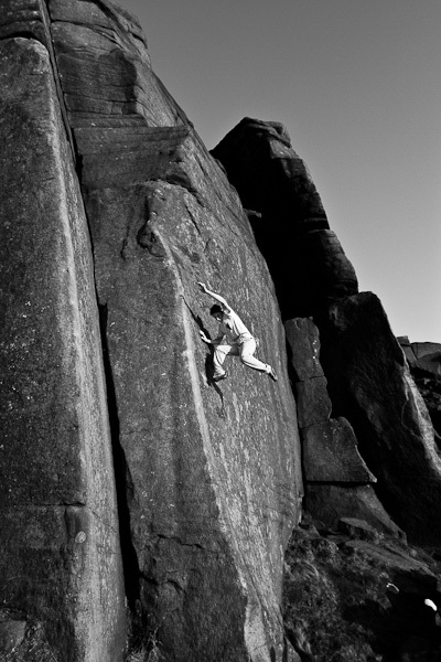 Michele Caminati - Ulysse’s Bow (E6 6b), Stanage