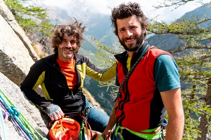 DoloMitiche, Alessandro Beber, Valle Orco - Andrea Giorda e Alessandro Beber in Valle dell'Orco per DoloMitiche 