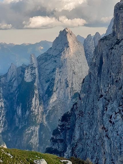 Campanile degli Amici, Pale di San Lucano, Dolomiti, Ivo Ferrari, Federica Maslowsky - L'apertura di 'Sognai talmente forte che mi uscì il sangue dal naso' al Campanile degli Amici, Pale di San Lucano, Dolomiti (Ivo Ferrari, Federica Maslowsky (27/06/2022)