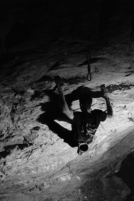 Hamish McArthur, Hunger, Malcom Smith, The Anvil, Scotland - Hamish McArthur repeating Hunger 9a at The Anvil in Scotland