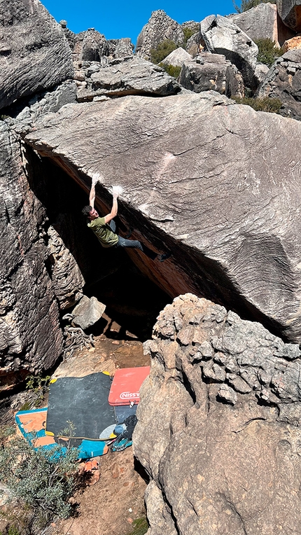 Stefano Carnati, Rocklands - Stefano Carnati su Amandla (8B), Rocklands