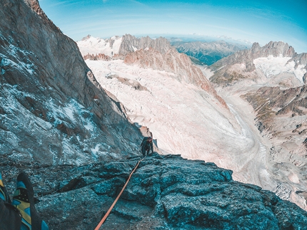 Tim Howell, North Base Project - Tim Howell, Walker Spur, Grandes Jorasses, August 2022 with Joe Heeley