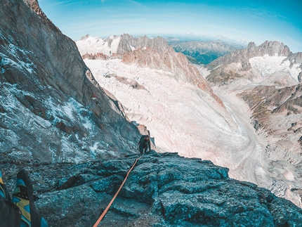 Tim Howell, North Base Project - Tim Howell, Walker Spur, Grandes Jorasses, August 2022 with Joe Heeley