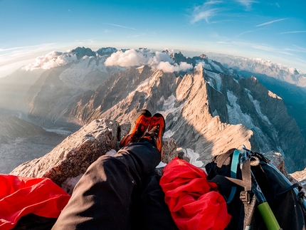 Tim Howell, North Base Project - Tim Howell, Walker Spur, Grandes Jorasses, August 2022 with Joe Heeley