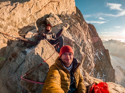 Tim Howell, North Base Project - Tim Howell, Walker Spur, Grandes Jorasses, August 2022 with Joe Heeley