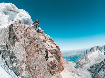 Tim Howell, North Base Project - Tim Howell, Walker Spur, Grandes Jorasses, August 2022 with Joe Heeley