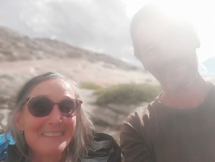 Wyoming, Backcountry, Wind River Range, trekking, USA, Diego Salvi - Backpacking Wyoming: Diego Salvi con Anne, una thru hiker