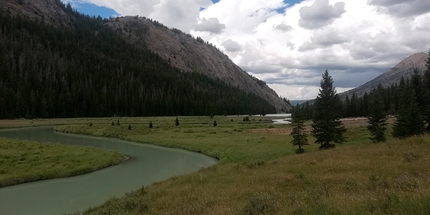 Wyoming, Backcountry, Wind River Range, trekking, USA, Diego Salvi - Backpacking Wyoming: Green River