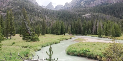 Wyoming, Backcountry, Wind River Range, trekking, USA, Diego Salvi - Backpacking Wyoming: North Fork River