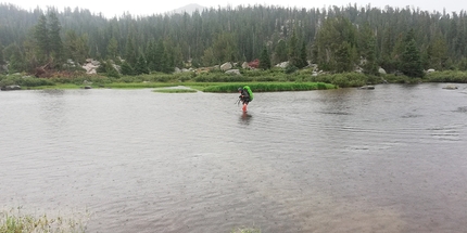 Wyoming, Backcountry, Wind River Range, trekking, USA, Diego Salvi - Backpacking Wyoming: piove su bagnato