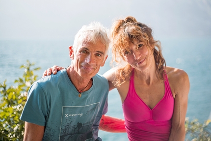 Petzl Legend Tour Italy - Manolo with Laura Giunta