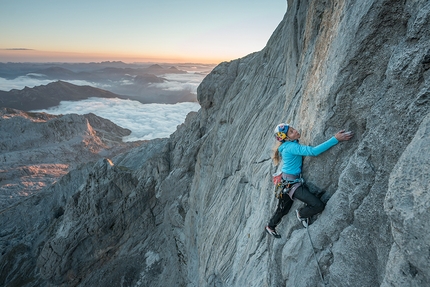 Sasha DiGiulian, Matilda Söderlund, Brette Harrington repeat Rayu, 8c Picos de Europa multipitch