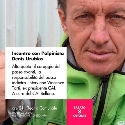 Oltre le Vette - Oltre le Vette 2022: Alta quota: il coraggio del passo avanti, la responsabilità del passo indietro. Incontro con l’alpinista Denis Urubko. Interviene Vincenzo Torti, ex presidente nazionale del CAI – Club alpino italiano