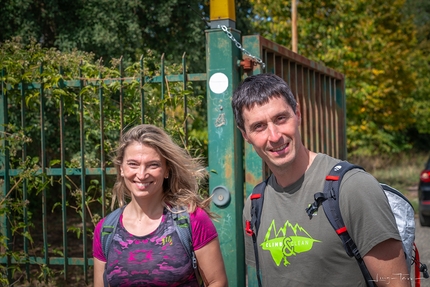 Climb and Clean 2022, Matteo Della Bordella, Massimo Faletti - Margherita Granbassi e Matteo Della Bordella per Climb & Clean a Roma