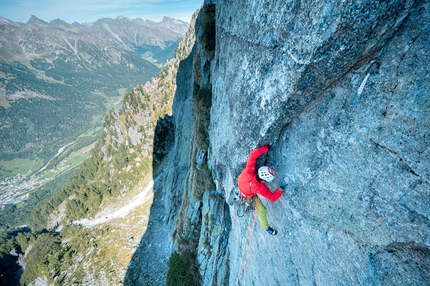 Roger Schäli apre in solitaria Tierra del Fuego alla Roda Val della Neve in Svizzera