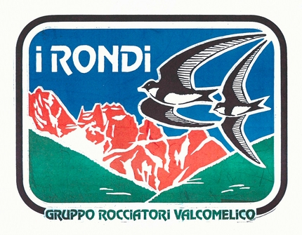 Rondi del Comelico - Il logo originario del 1990 dei Rondi del Comelico