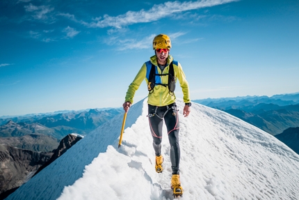 Nadir Maguet - Nadir Maguet climbing Piz Bernina