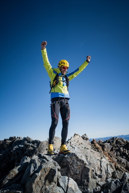 Nadir Maguet - Nadir Maguet climbing Piz Bernina