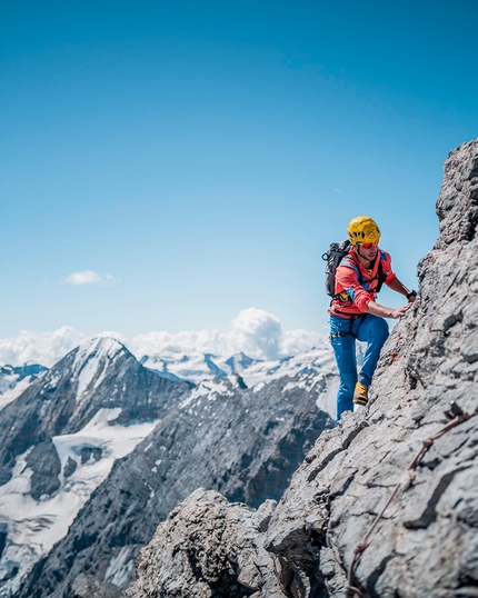 Nadir Maguet - Nadir Maguet climbing Ortler