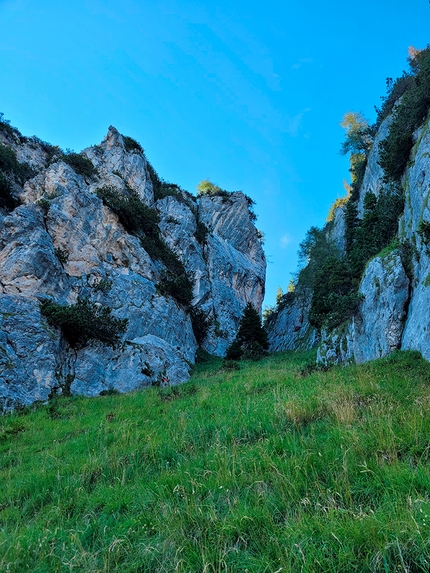 Digola, Val Comelico - La falesia Digola, Terza Piccola, Val Comelico