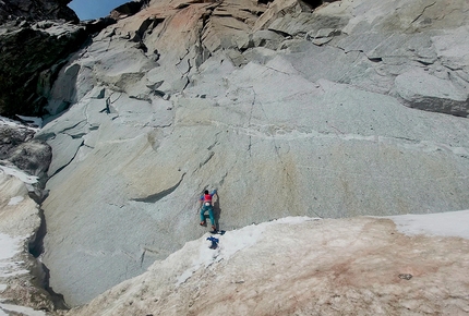 Filip Babicz - Filip Babicz in partenza sul Grand Capucin il 23/09/2022