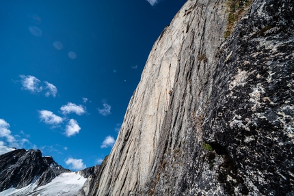 Vampire Spires, Canada, Sebastian Pelletti, Michael Pedreros, Hernan Rodriguez Salas, Pato Diaz - Making the first ascent of Flow Latino, Mount Dracula South Face, Vampire Spires, Canada (Sebastian Pelletti, Michael Pedreros, Hernan Rodriguez Salas, Pato Diaz 08/2022)