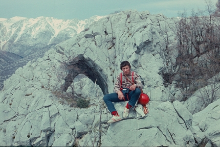 Silvo Karo - Silvo Karo climbing in Paklenica in 1978